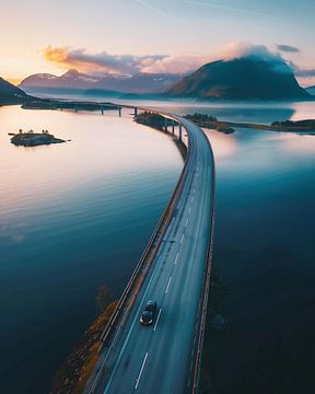 Luchtfoto: De brugwonderen van Noorwegen van fernlichtsicht