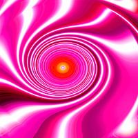 Roze energie spiraal