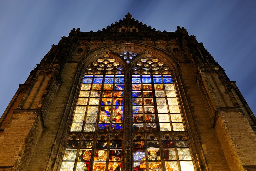 Église Dom à Utrecht avec vitraux par Donker Utrecht