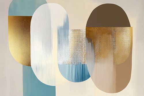 Modern abstract boho