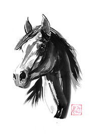 paardenhoofd van Péchane Sumie