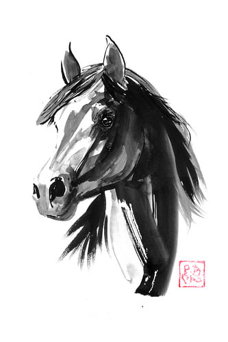 paardenhoofd van Péchane Sumie
