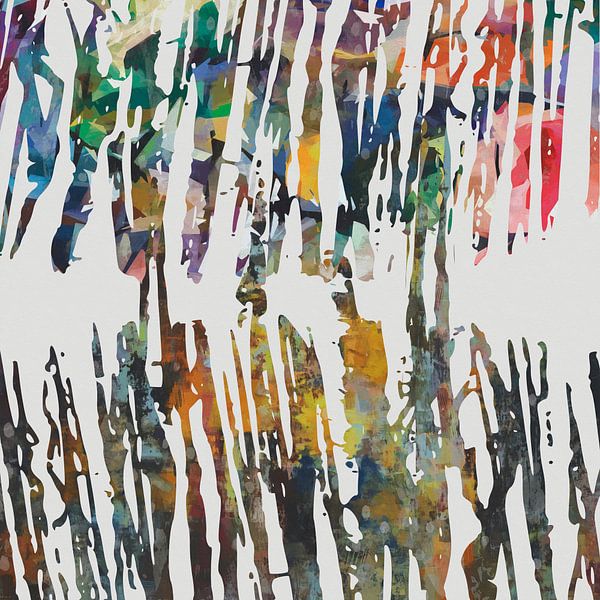 Unregelmäßige und farbige Linien von Angel Estevez