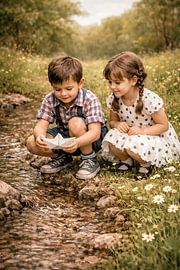 Ein Schiffchen aus Papiert