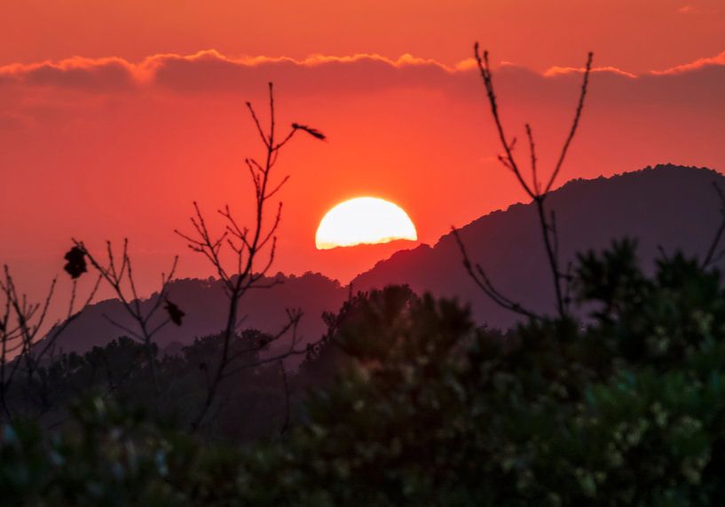 Spectaculaire zonsondergang van Anouschka Hendriks