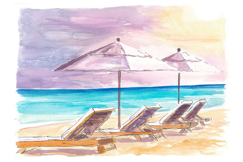 Turks- und Caicosinseln Karibik Grace Bay Beach Bliss von Markus Bleichner