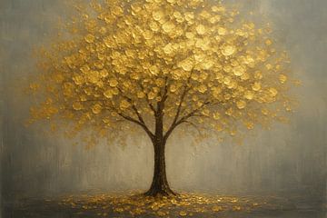 Arbre aux feuilles scintillantes sur Imperial Art House