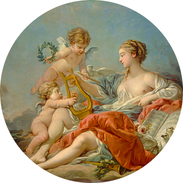 François Boucher. Allegorie van de muziek