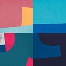 Geometrische collage 9 van Vitor Costa thumbnail