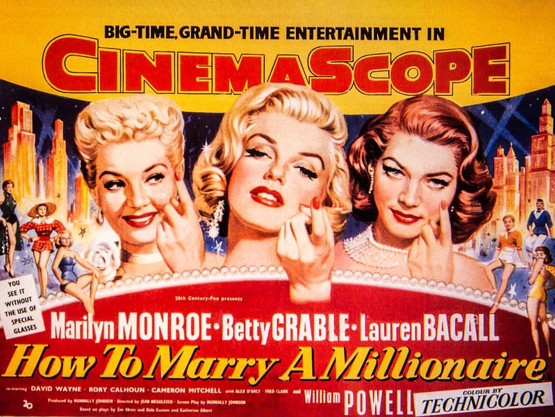 Marilyn Monroe Wie man einen Millionär heiratet. von Brian Morgan