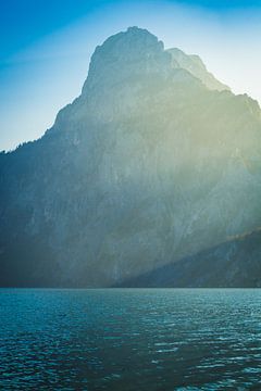 Traunstein in light by Martin Wasilewski