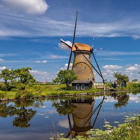 Beautiful summer day in Kinderdijk by Bram van Broekhoven