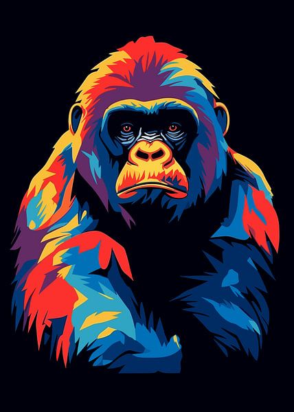 Wild Nature WPAP Color Style von Mason Scott