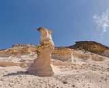 Eenzame zandsteen pilaar, La Pared, Fuerteventura, Canary Islands, Spanje van Rene van der Meer thumbnail