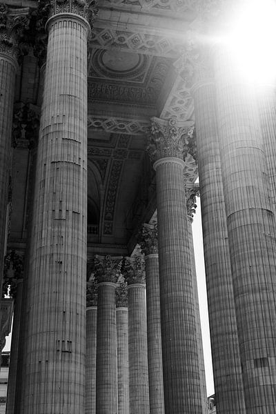 Neoclassical Columns of the Pantheon | Paris by Bas Verburg