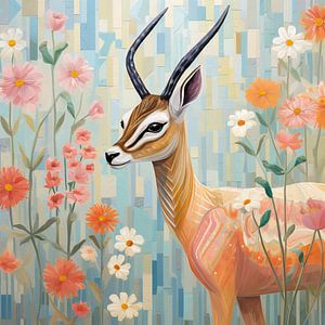 Gazelle | Natuurlijk Portret van De Mooiste Kunst