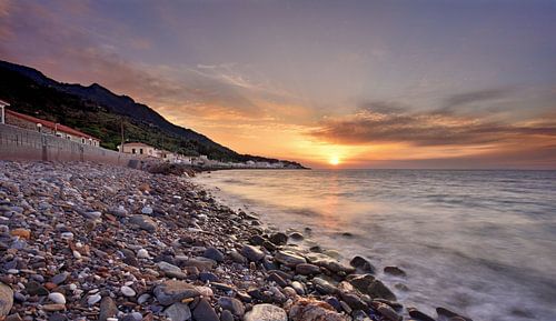 Coucher de soleil Samos Grèce