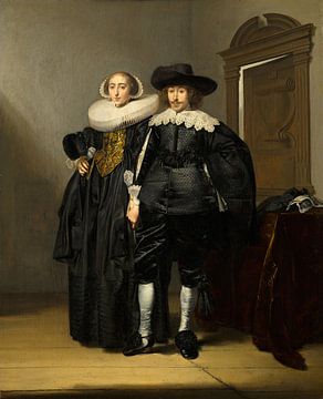 Portret van een echtpaar, Pieter Codde