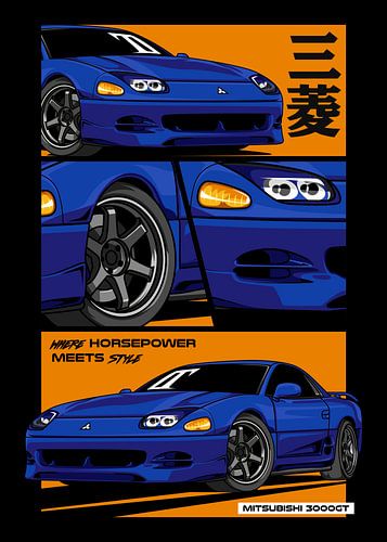 Mitsubishi 3000GT JDM Car