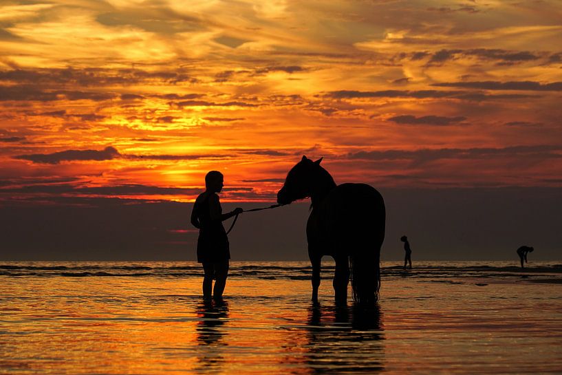 Zee, zon en strand par Dirk van Egmond