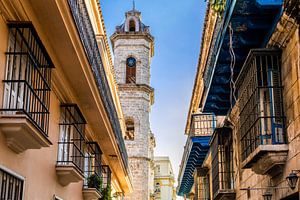 Kerktoren in Havana, Cuba