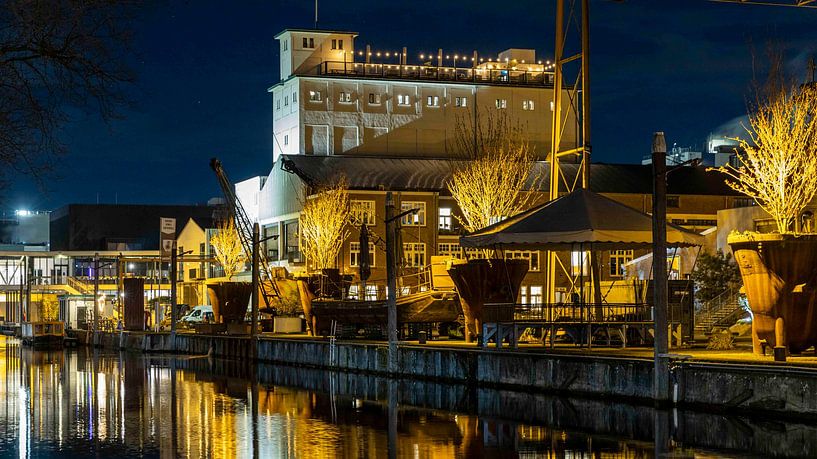 Noordkade by night by Stan Pittens