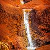 Roter Schmutzwasserfall Kauai, Hawaii von Rietje Bulthuis