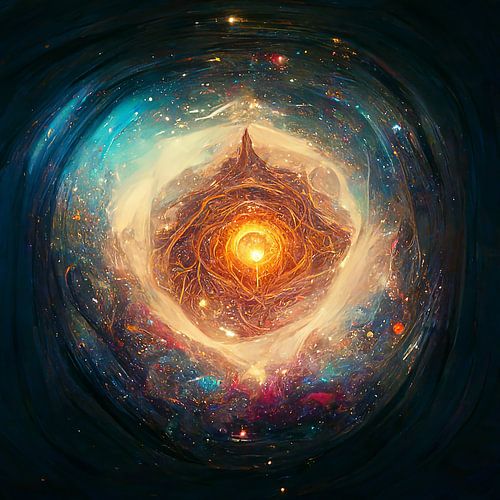 nevel abstract sterrenstelsel