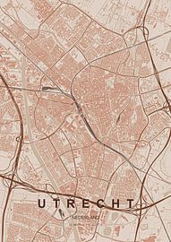 Map of Utrecht by Stef van Campen