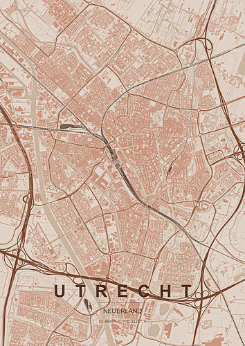 Stadtplan von Utrecht