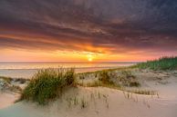 Texel strand Paal 17 prachtige zonsondergang van Texel360Fotografie Richard Heerschap thumbnail