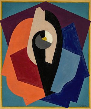 Albert Gleizes - Ritmische compositie, vier elementen (1924-25) van Peter Balan