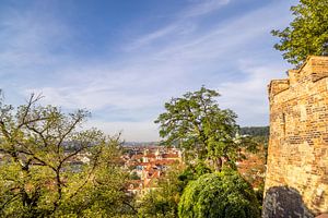 Blick über Prag vom Burggelände