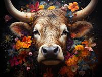 Highlanders in Flowers Embrace