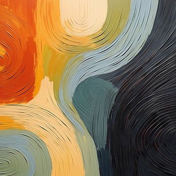 Abstracte vlakken van Bert Nijholt