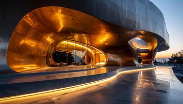 Une architecture moderne avec des formes