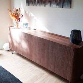 Customer photo: Modern Abstract Painting Trees by Preet Lambon, on canvas