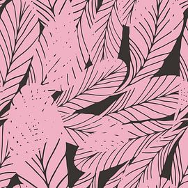 Botanische Kunst im Boho-Stil in Retro-Farben I von Dina Dankers