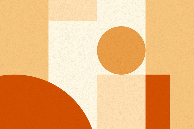 Mid Century Scandinavia Gold by Mad Dog Art