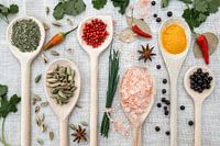 Colorful herbs