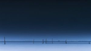 Fischernetze im Mondlicht von Eddy Westdijk
