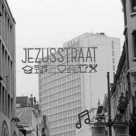 Jezusstraat Antwerpen van Henriette Tischler van Sleen