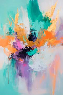 Colour explosion in soft tones by Poster Art Shop
