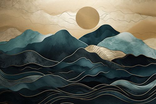 Landscape with mountains