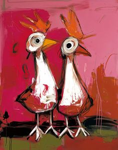 Poulets stupides
