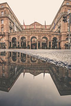 Frankfurt Reflection, Steigenberger Hotel van Fotos by Jan Wehnert