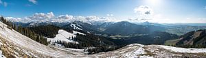 Vue hivernale sur Jungholz et l'Allgäu sur Leo Schindzielorz