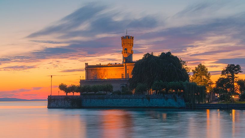 Coucher de soleil au château de Montfort par Henk Meijer Photography