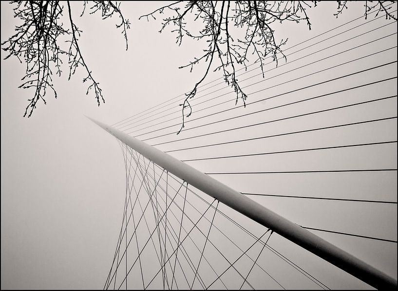 CALATRAVA BRUGGEN IN DE MIST von Fons Bitter