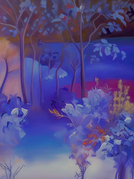 Blue obilivion van Annelies Hoogerwerf